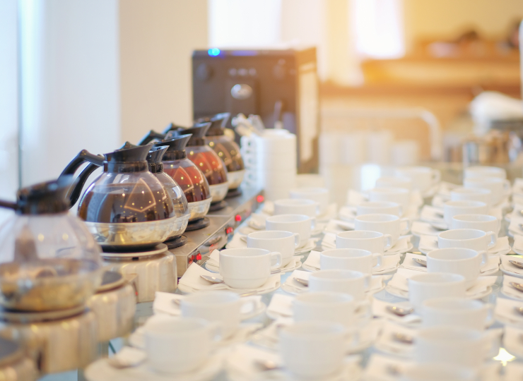 Liquid Coffee Concentrate used in restaurant kitchen